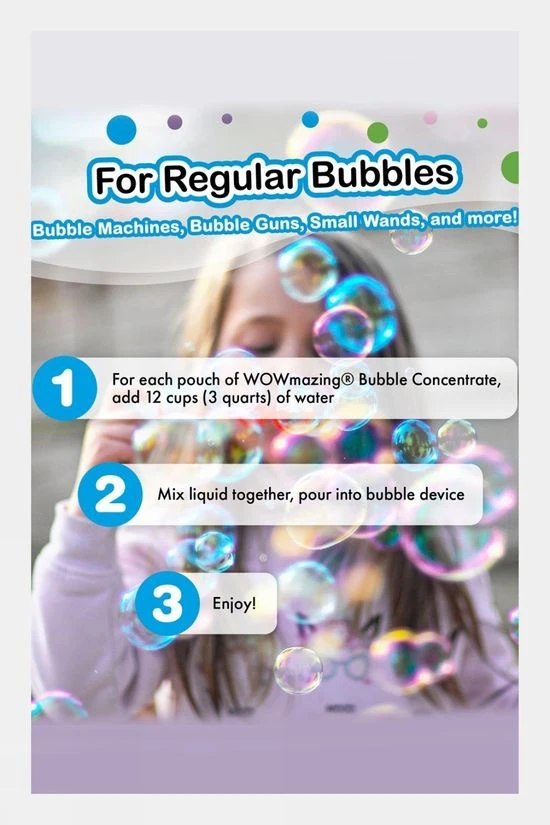 South Beach Bubbles Giant Bubble Concentrate Refill 3-Pack 4 South Beach Bubbles Giant Bubble Concentrate Refill 3-Pack - Image 2